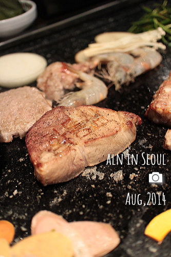 【ソウル1408】 -4- 一軒家カフェ & ファイヤー焼肉_a0193741_11395625.jpg