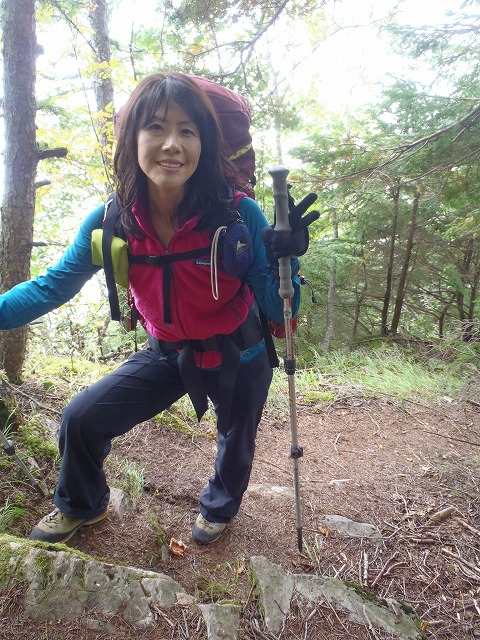 白峰南陵 地味だけど超キツイ笹山ダイレクト尾根!_c0147398_19433522.jpg