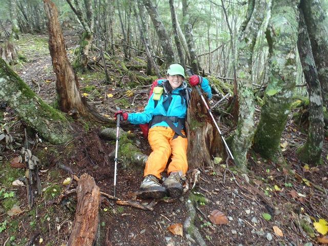 白峰南陵 地味だけど超キツイ笹山ダイレクト尾根!_c0147398_2032951.jpg