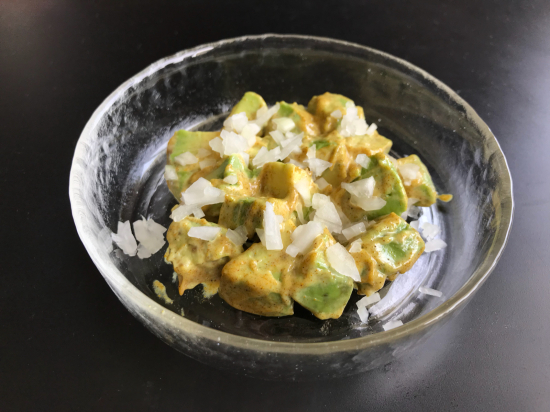 アボカドのカレーマヨネーズ和え_e0264003_15161366.jpg