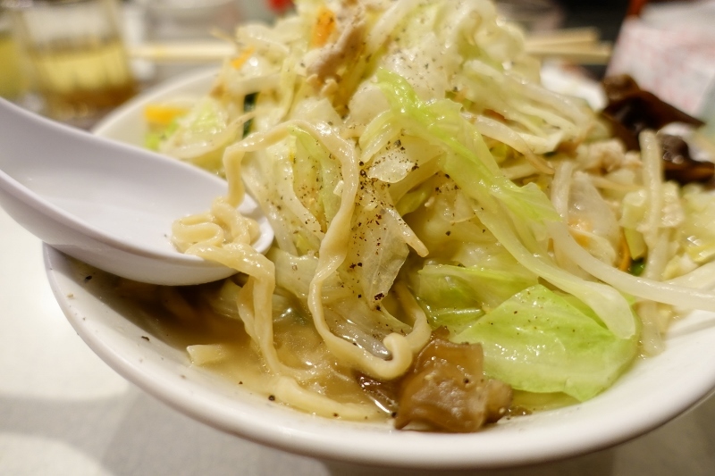 お野菜たっぷりたんめん(まるよし商店 桜台)_b0287241_06175720.jpg