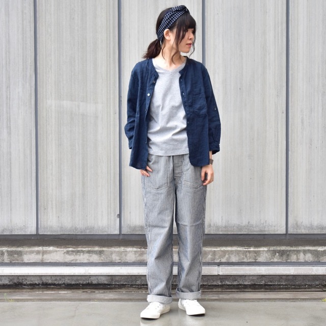 OMNIGOD : 7/SLV STAND COLLAR SHIRT_c0102137_15433387.jpg