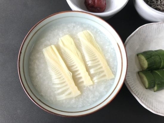 竹の子を茹でながら作る「竹の子粥」_e0264003_13552065.jpeg