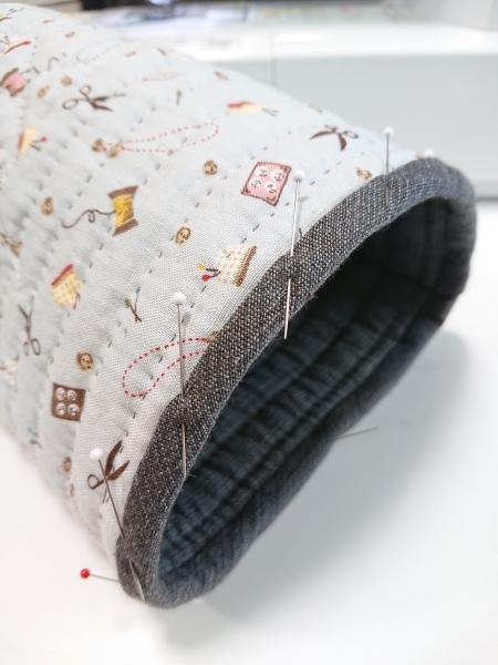 四角つなぎのミニバッグ 3_a0122205_14021684.jpg