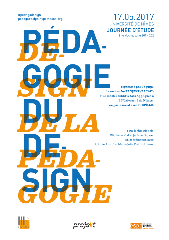 Design de la pédagogie, pédagogie du design