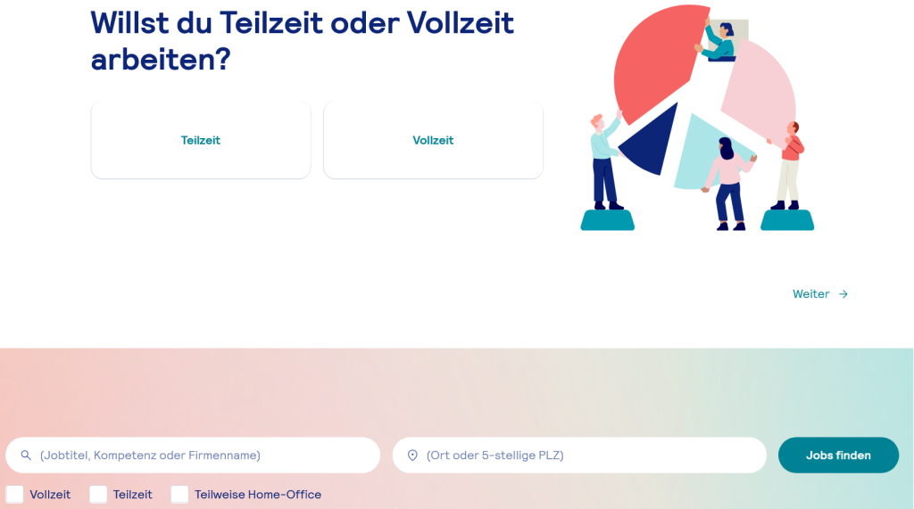 ドイツで就職 ステップストーン トップ画面