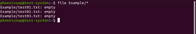 Testing the contents of a specific directory