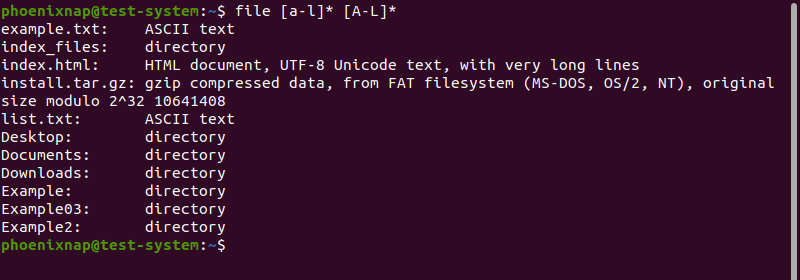 Expanding the range for file testing