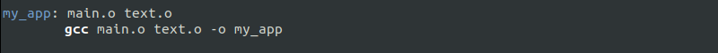 Makefile With the First Rule Completed