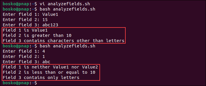 Analyzing input fields using the eval command.
