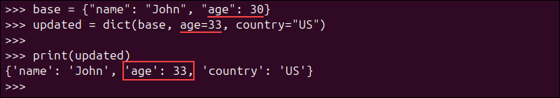 Combine multiple sources with Python dict().