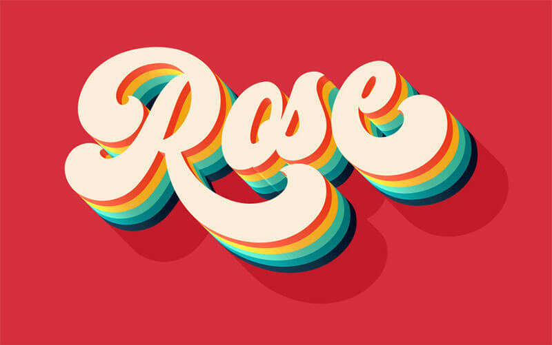 rose-free-text-effect