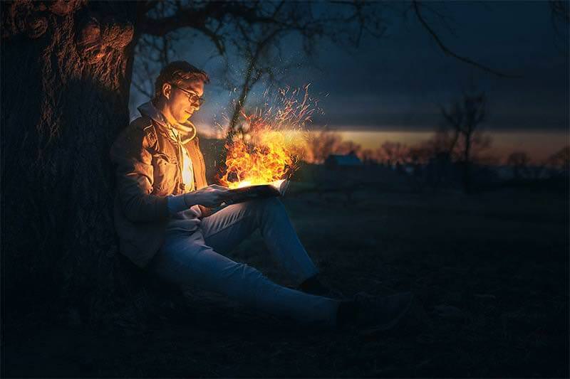 realistic-fire-photoshop-banner-after realistic-fire-photoshop-banner-after