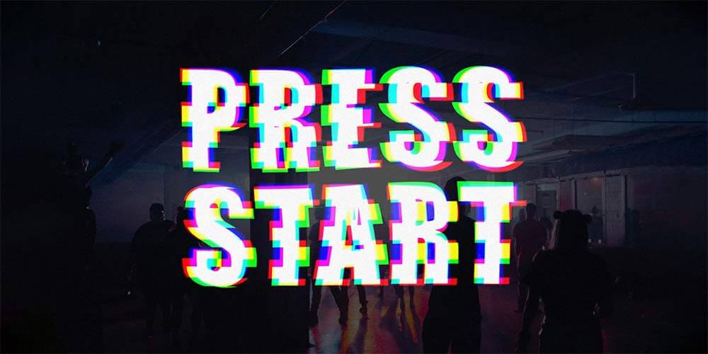 Free Distorted Glitch Effect for Photoshop