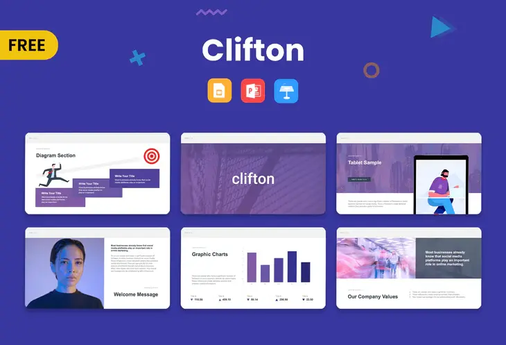 Clifton template from slidequest