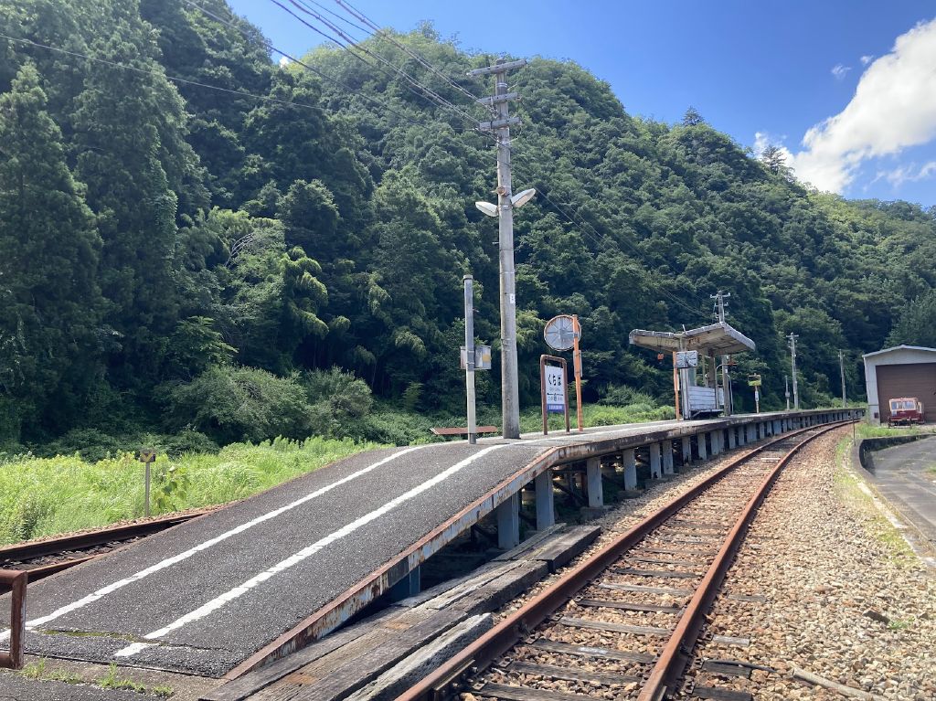 口羽駅から宇都井駅ぐらいまでなら、今でも普通に列車を走らせることぐらいできそう