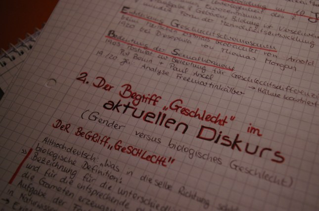 Geschlecht im aktuellen Diskurs