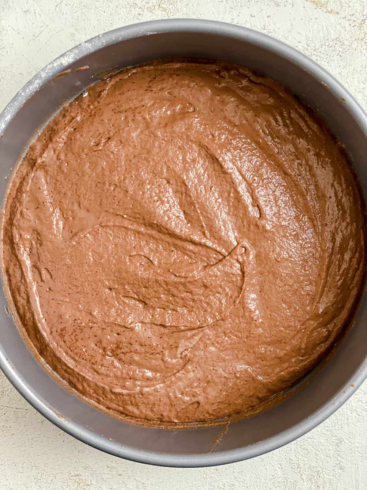 process shot showing batter in a bowl