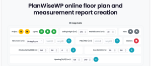 PlanWiseWP floor plan control panel