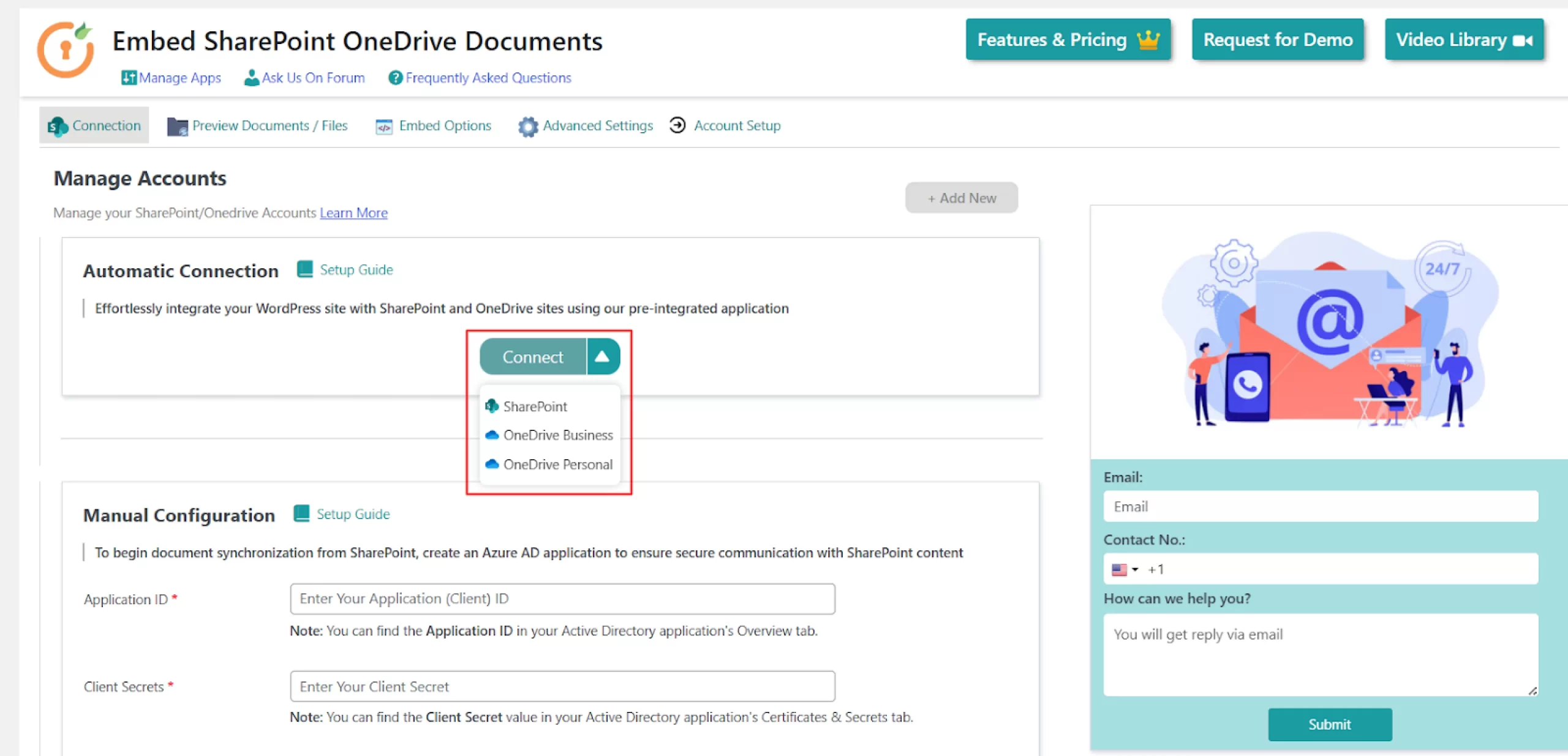 SharePoint WordPress を埋め込む | フォルダー パス