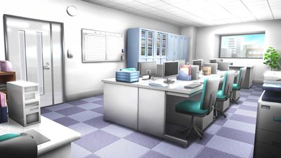 背景素材「会社のオフィス」