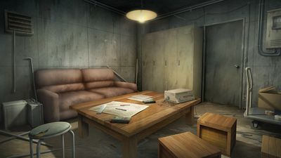 背景素材「アジト」