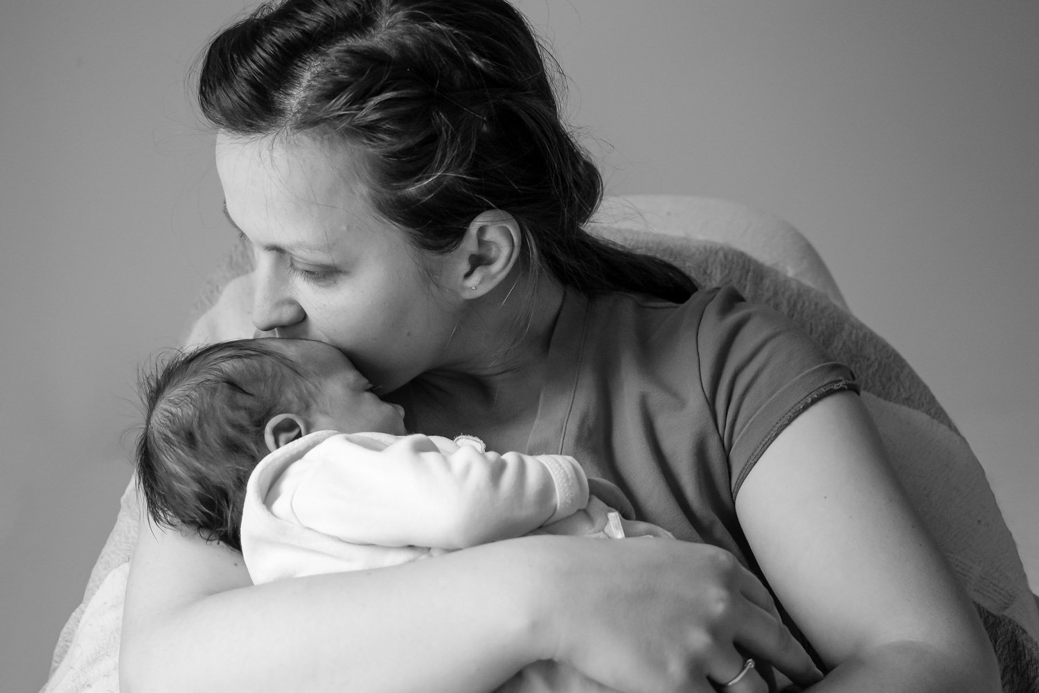 baby and mother