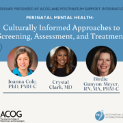 Salute mentale perinatale: approcci culturalmente informati allo screening, alla valutazione e al trattamento