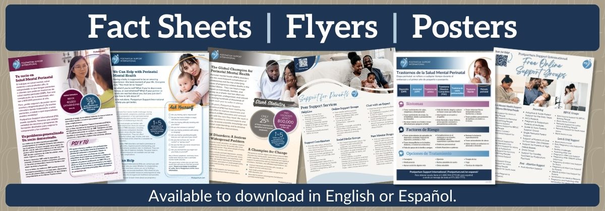 Informationsblätter, Flyer, Poster. Zum Download auf Englisch oder Spanisch verfügbar
