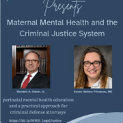 Malattia mentale materna e sistema di giustizia penale Postpartum Support International Webinar in diretta del programma di giustizia legale 18 marzo 2026 | post-webinar su richiesta