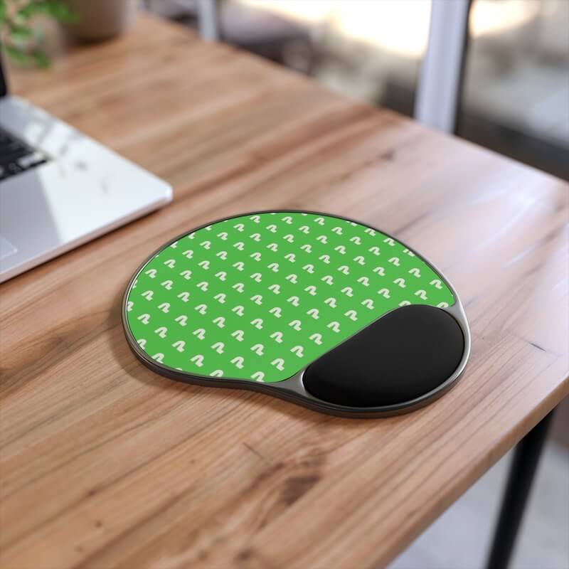 Mouse pad with wrist rest with design Custom Mouse Pads 16