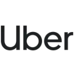 Customer logo for Uber in black