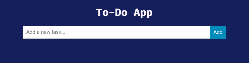 todo-app-without-functionality
