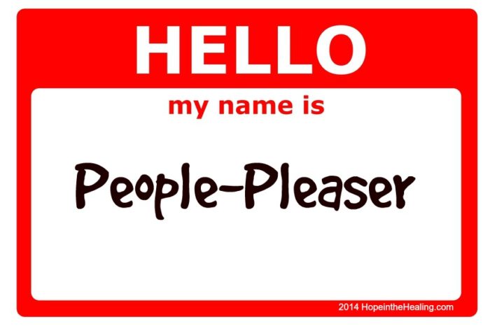 people pleaser