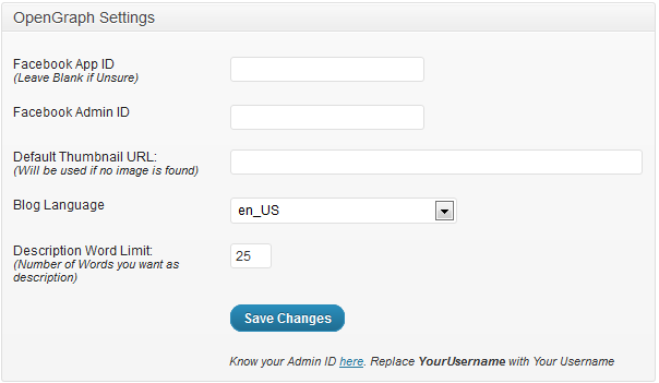 Settings Page