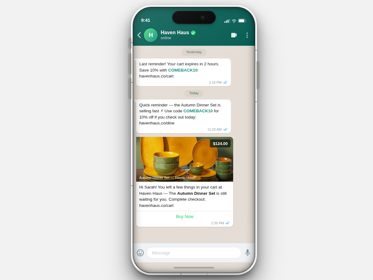 WhatsApp Cart Abandonment Recovery — Automated WhatsApp WooCommerce cart recovery sequence with order details and direct checkout link