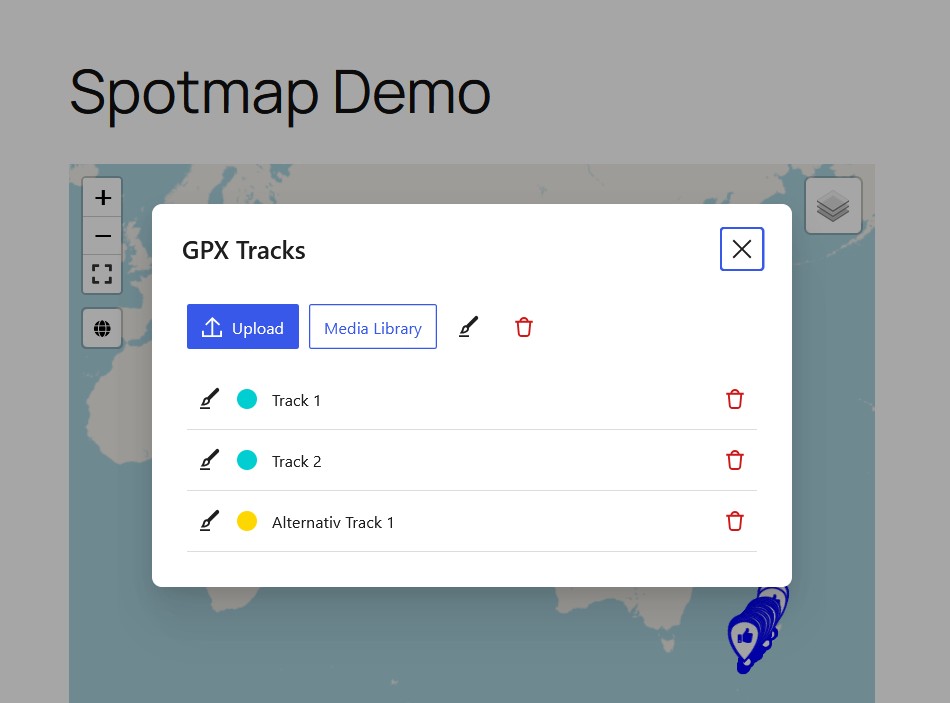 The GPX manager