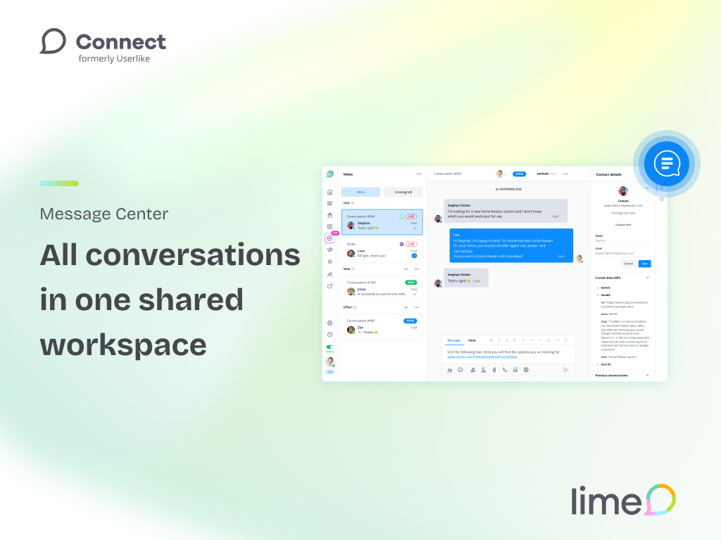 Your shared messaging inbox