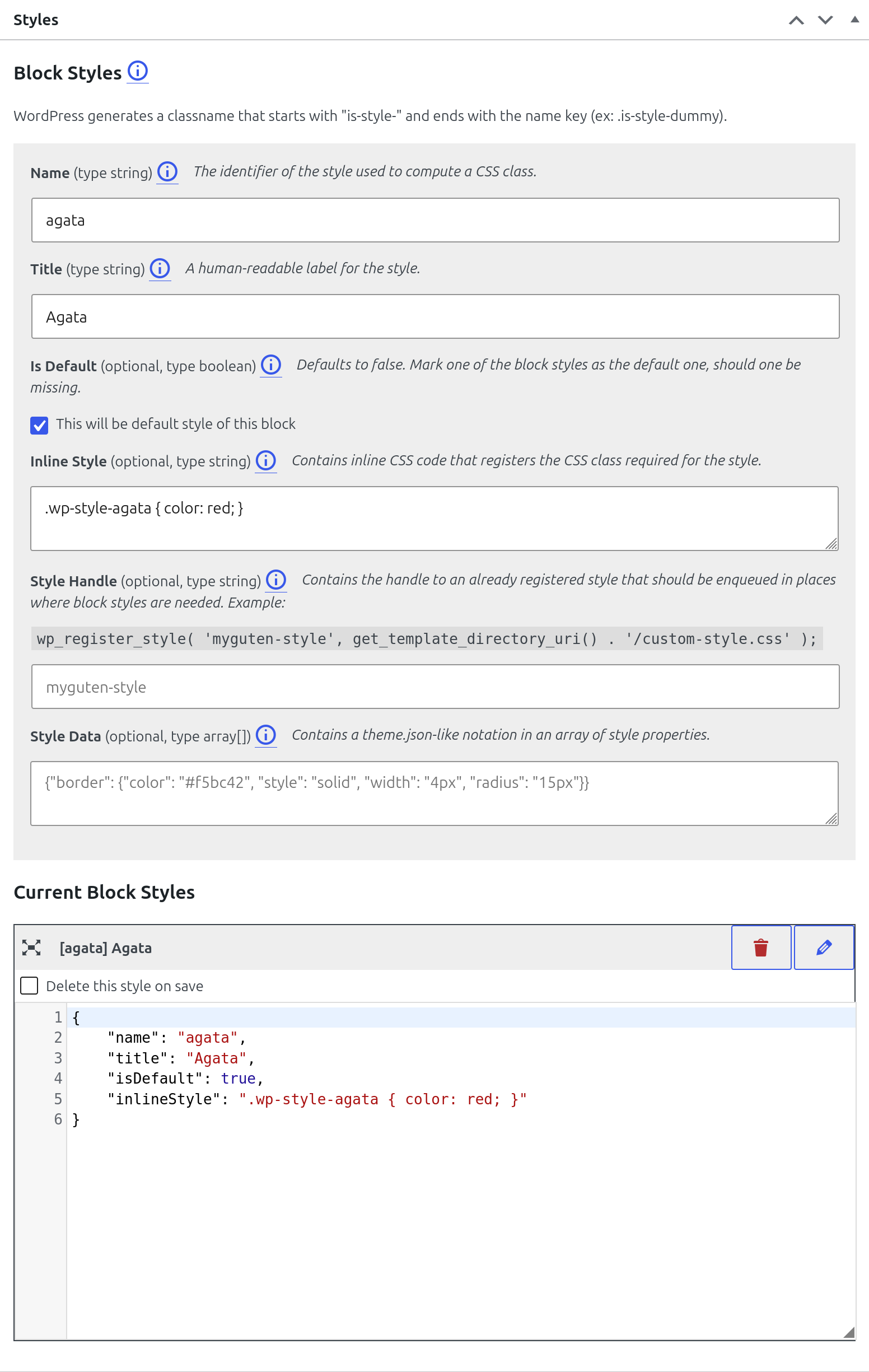 Block Variations: Add Variations for your Block to reuse them easily in different layouts.