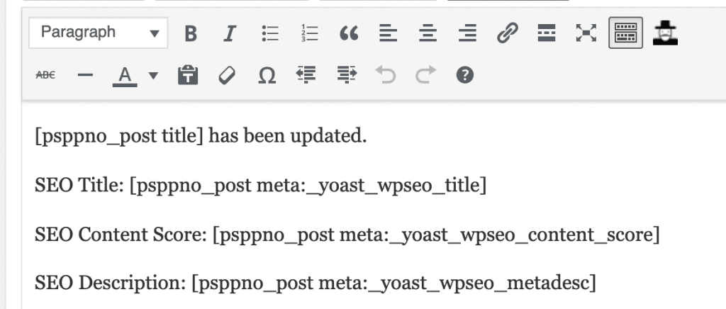 Planner notifications
