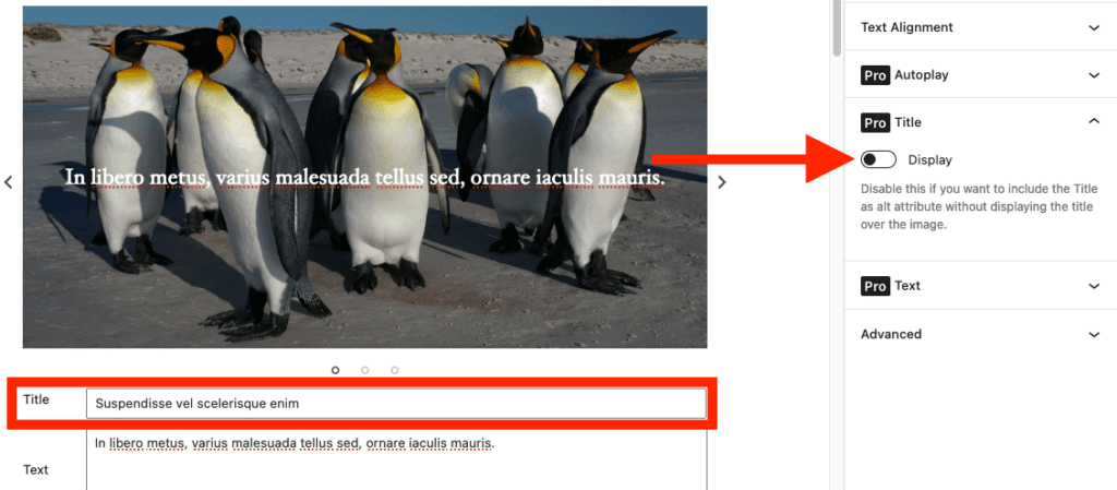 PublishPress Blocks - Images slider