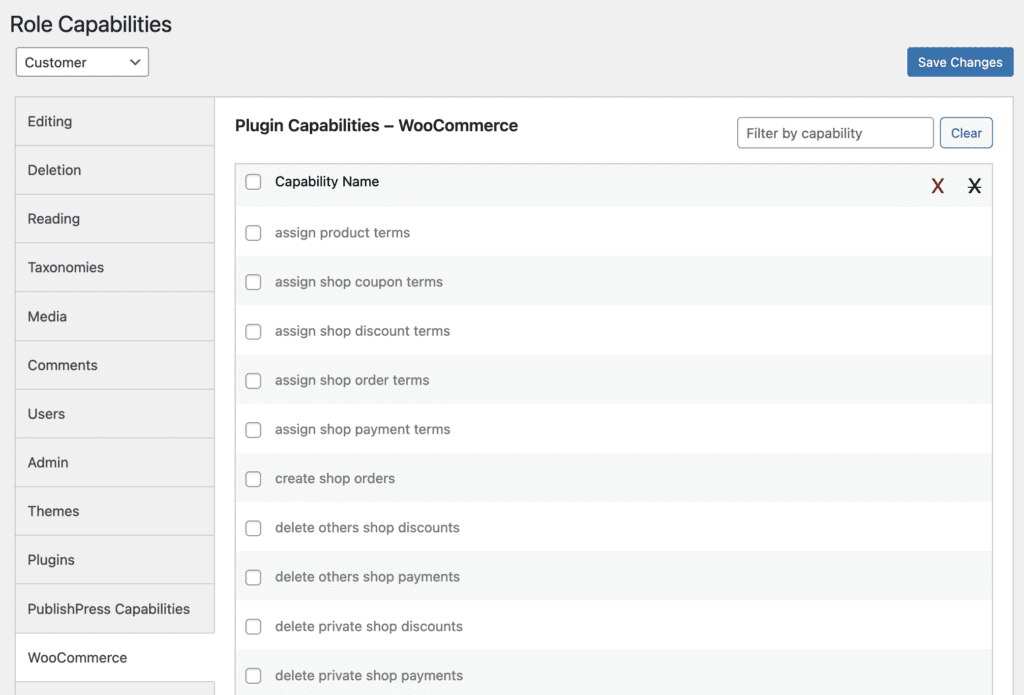 WooCommerce Customer Permissions