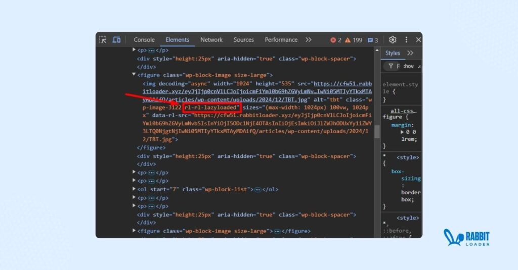 Lazy loading attribute in browser