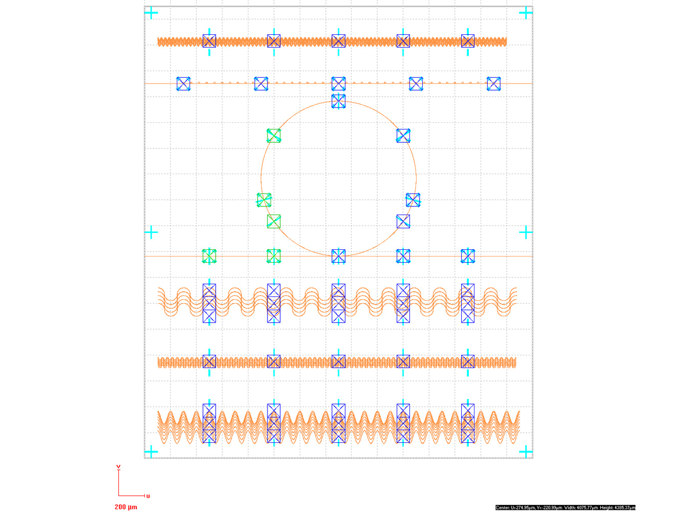 Definition of imaging locations based on design file