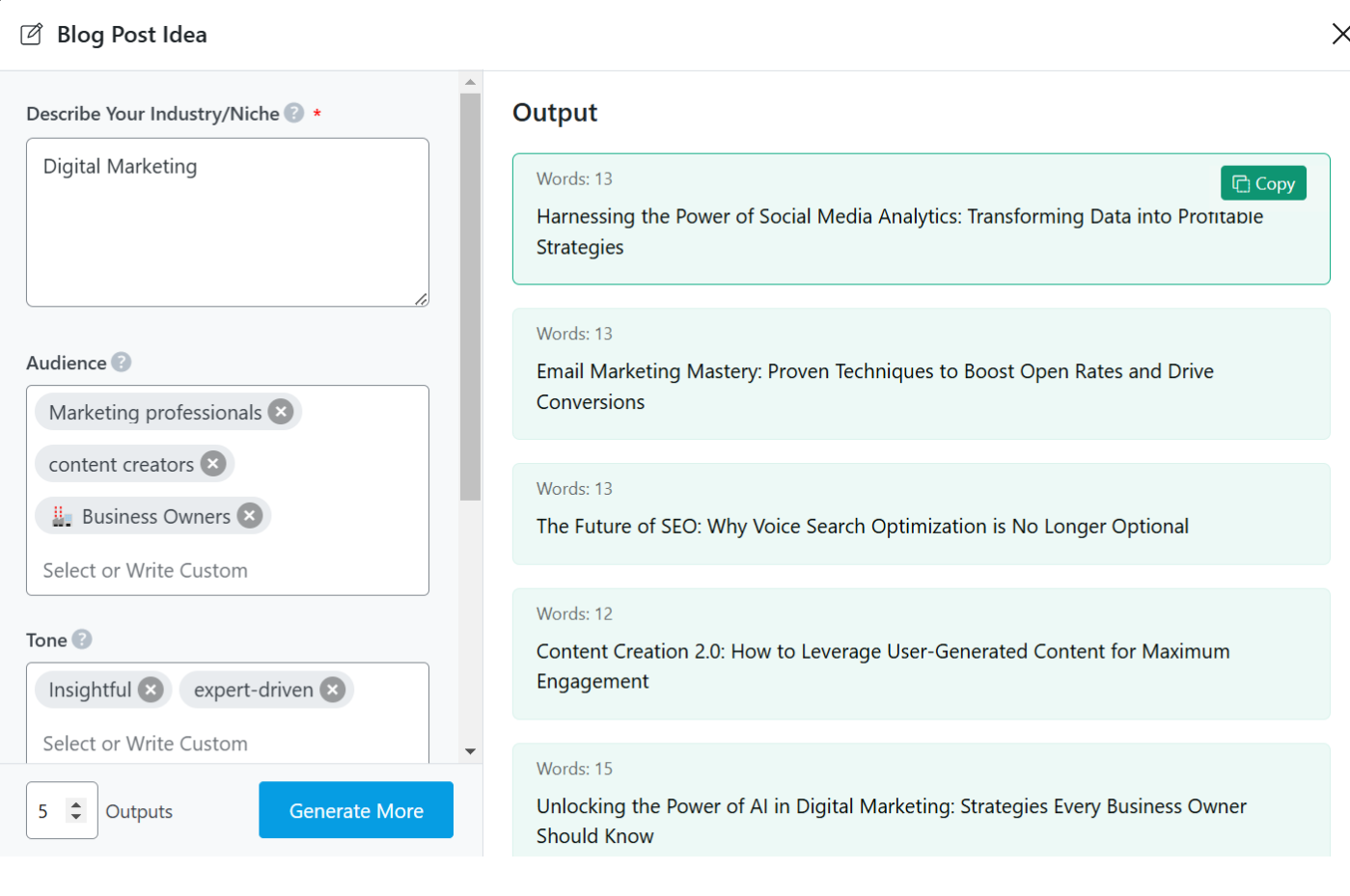 Generating Topics for Guest Post Pitches with Content AI