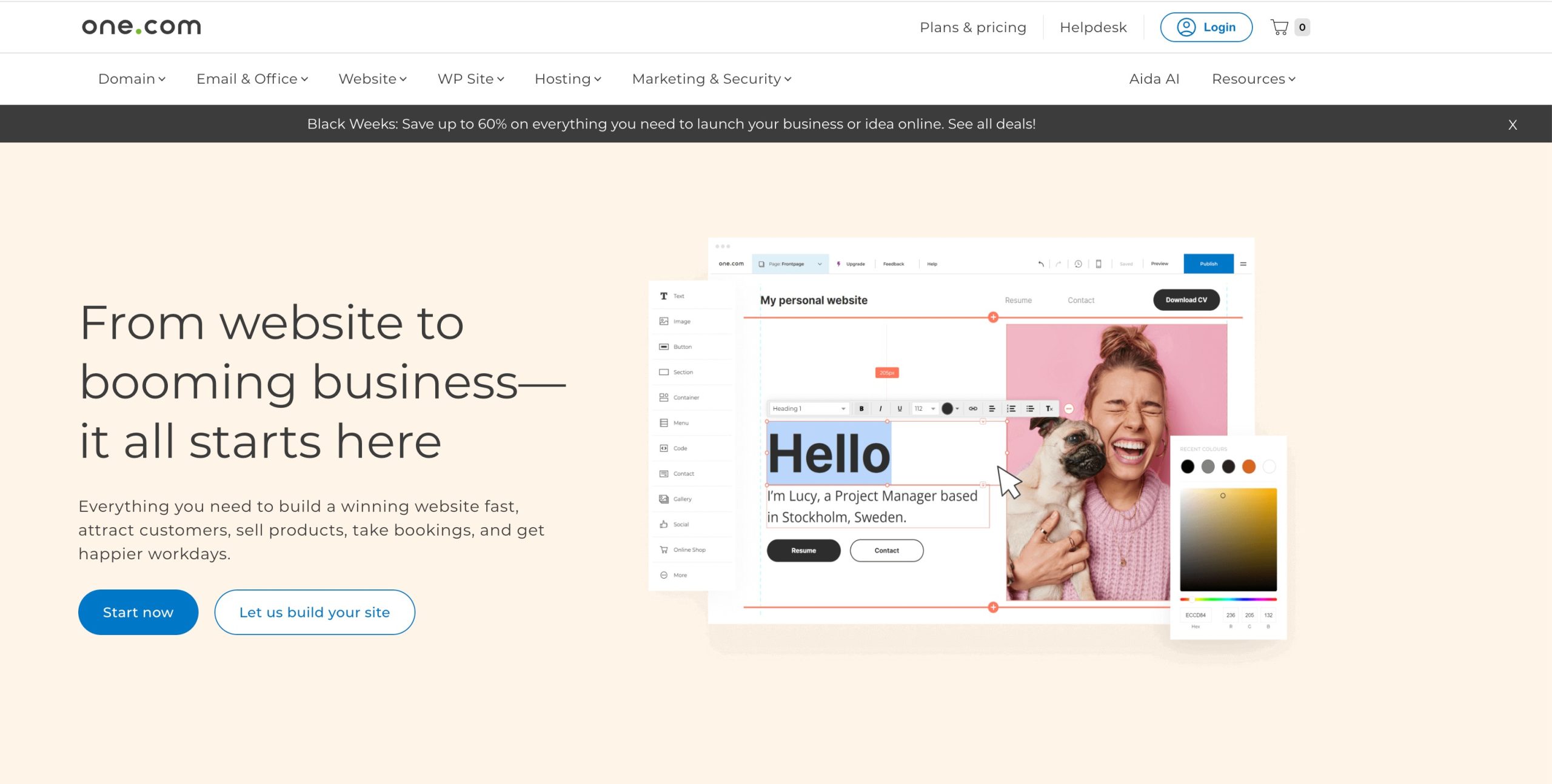 One.com hosting provider