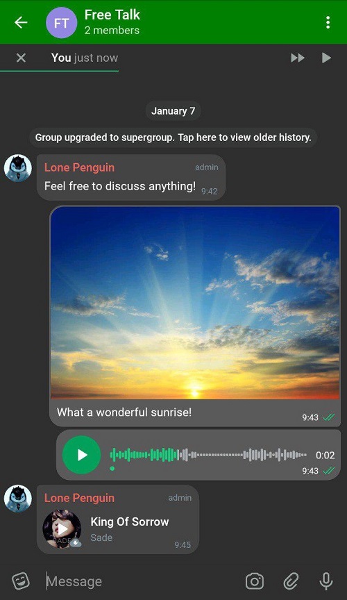 Theme for Telegram X Android
