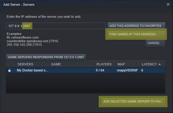 Add server manually Add server manually