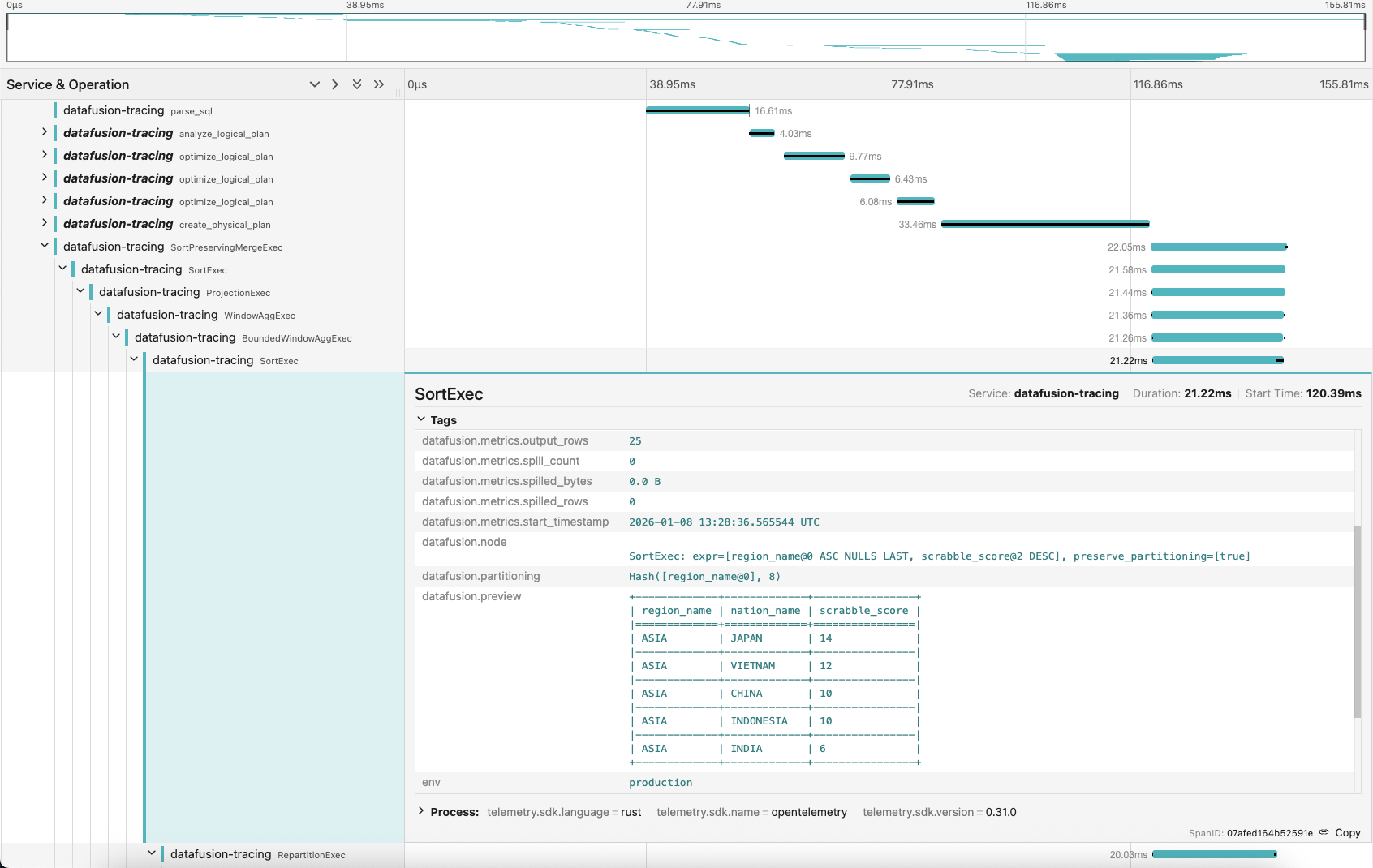 Jaeger UI screenshot