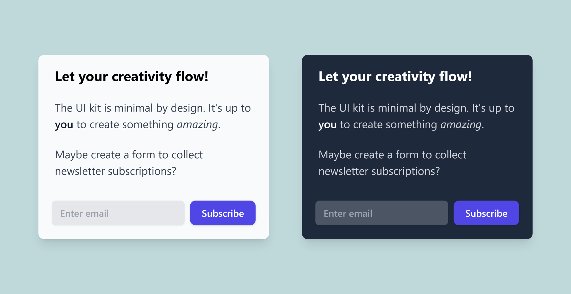 Newsletter Screenshot